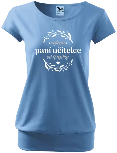 Dámské tričko Nejlepší paní učitelce od Jméno