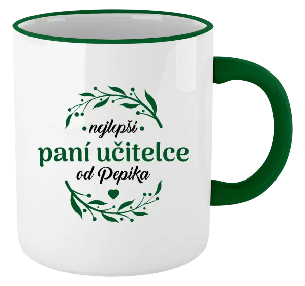 Hrnek Nejlepší paní učitelce od Jméno
