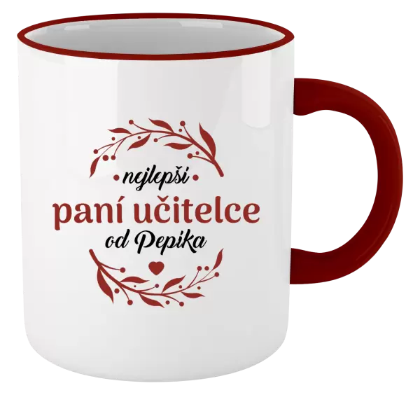 Hrnek Nejlepší paní učitelce od Jméno