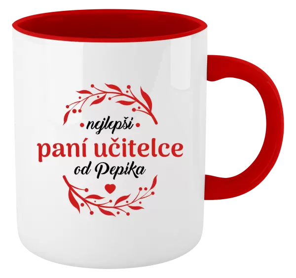 Hrnek Nejlepší paní učitelce od Jméno