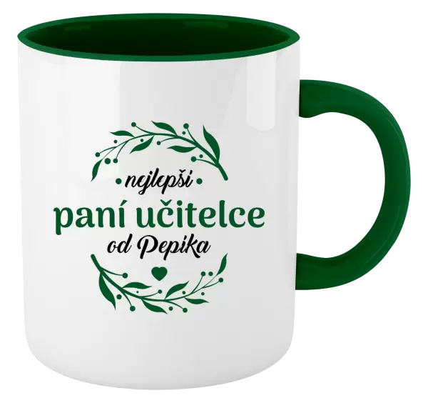 Hrnek Nejlepší paní učitelce od Jméno