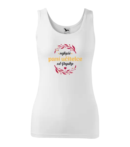 Dámské tílko Nejlepší paní učitelce od Jméno