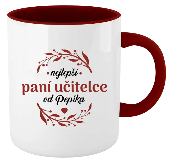 Hrnek Nejlepší paní učitelce od Jméno