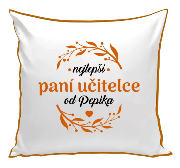Polštář Nejlepší paní učitelce od Jméno