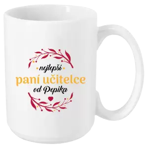 Hrnek Nejlepší paní učitelce od Jméno