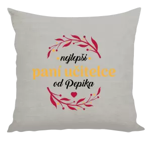 Polštář Nejlepší paní učitelce od Jméno