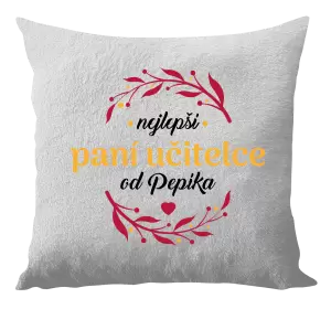 Polštář Nejlepší paní učitelce od Jméno