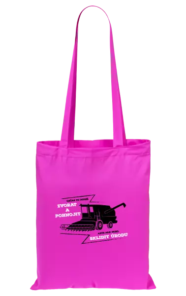 Látková taška Občas to musíš zvorat a pohnojit