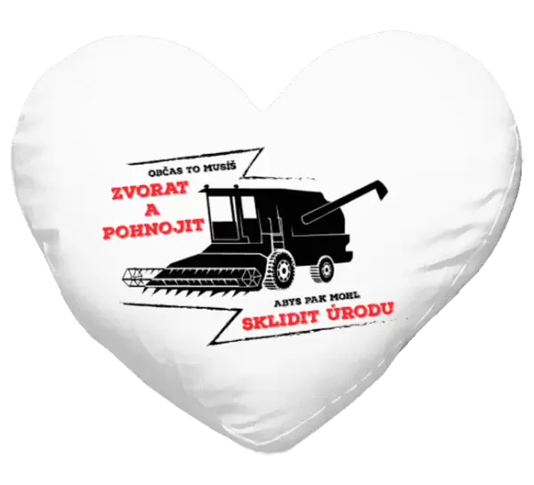 Polštář Občas to musíš zvorat a pohnojit