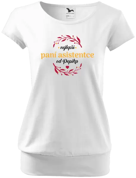 Dámské tričko Nejlepší paní asistentce od Jméno