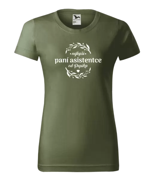 Dámské tričko Nejlepší paní asistentce od Jméno