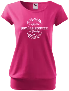 Dámské tričko Nejlepší paní asistentce od Jméno