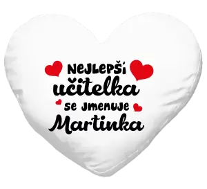 Polštář Nejlepší učitelka se jmenuje - Jméno