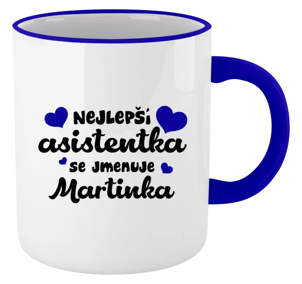 Hrnek Nejlepší asistentka se jmenuje - Jméno