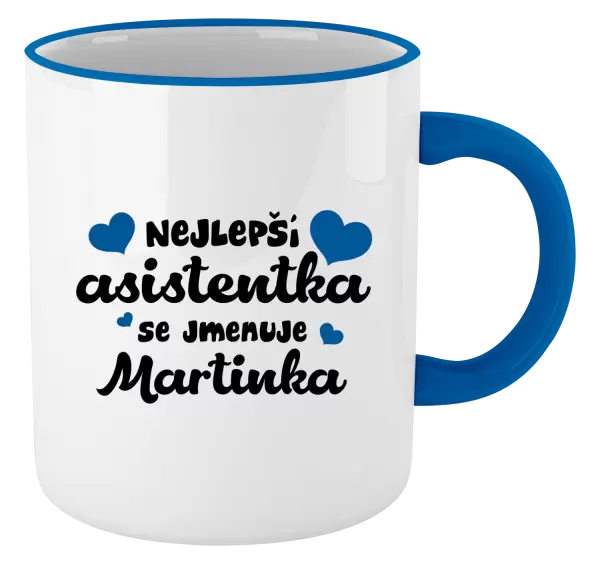Hrnek Nejlepší asistentka se jmenuje - Jméno