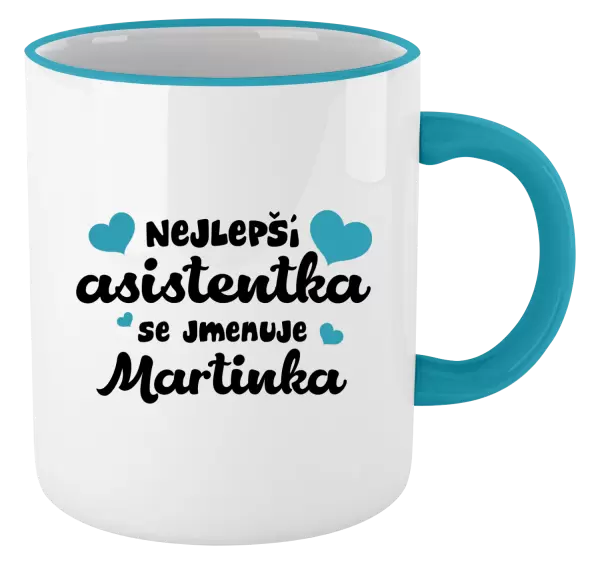 Hrnek Nejlepší asistentka se jmenuje - Jméno