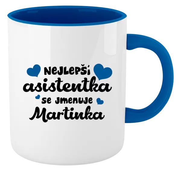 Hrnek Nejlepší asistentka se jmenuje - Jméno
