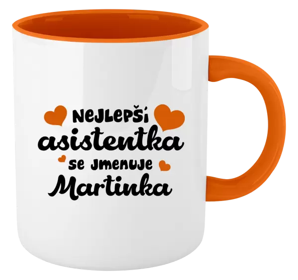 Hrnek Nejlepší asistentka se jmenuje - Jméno