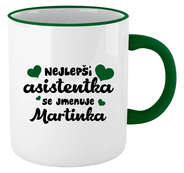 Hrnek Nejlepší asistentka se jmenuje - Jméno