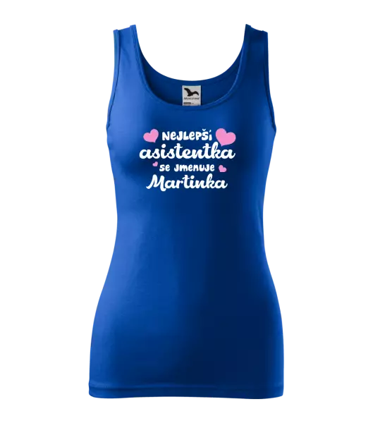 Dámské tílko Nejlepší asistentka se jmenuje - Jméno