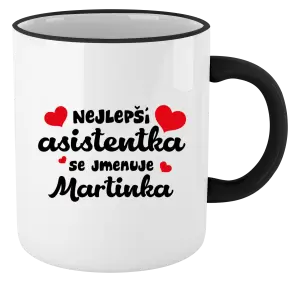 Hrnek Nejlepší asistentka se jmenuje - Jméno