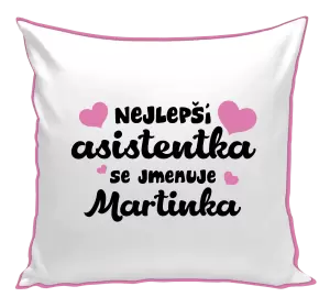 Polštář Nejlepší asistentka se jmenuje - Jméno