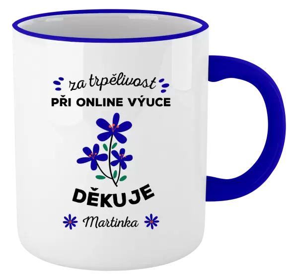 Hrnek Za trpělivost při online výuce