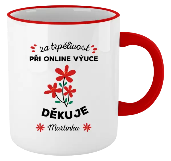 Hrnek Za trpělivost při online výuce