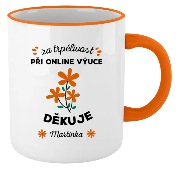 Hrnek Za trpělivost při online výuce