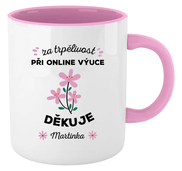 Hrnek Za trpělivost při online výuce