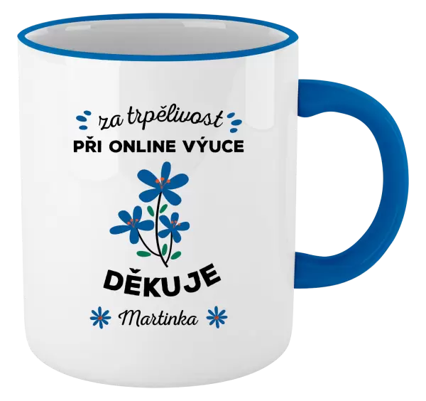 Hrnek Za trpělivost při online výuce