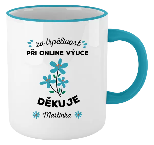 Hrnek Za trpělivost při online výuce