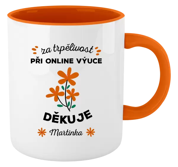 Hrnek Za trpělivost při online výuce