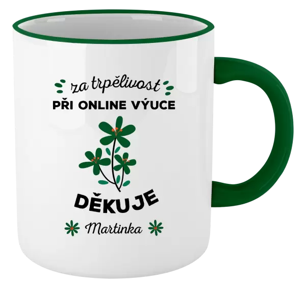 Hrnek Za trpělivost při online výuce