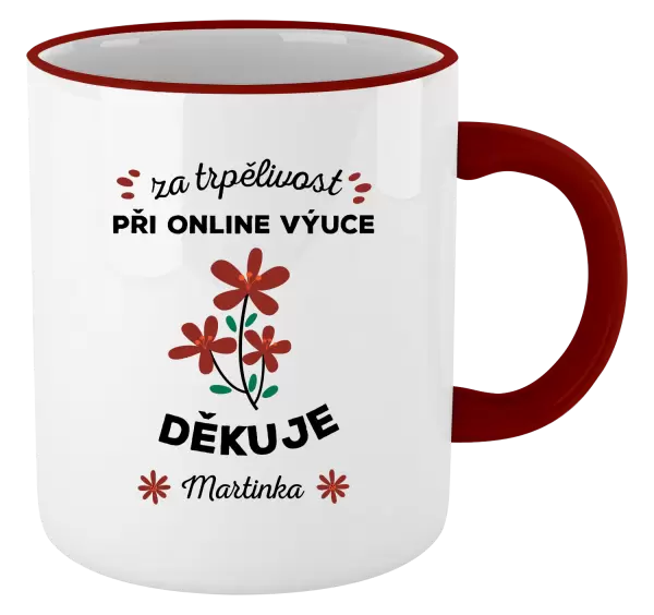 Hrnek Za trpělivost při online výuce