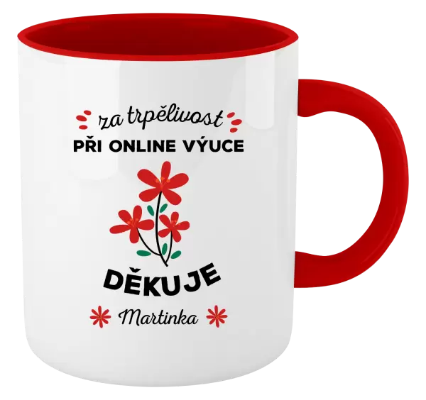 Hrnek Za trpělivost při online výuce 