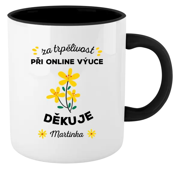 Hrnek Za trpělivost při online výuce