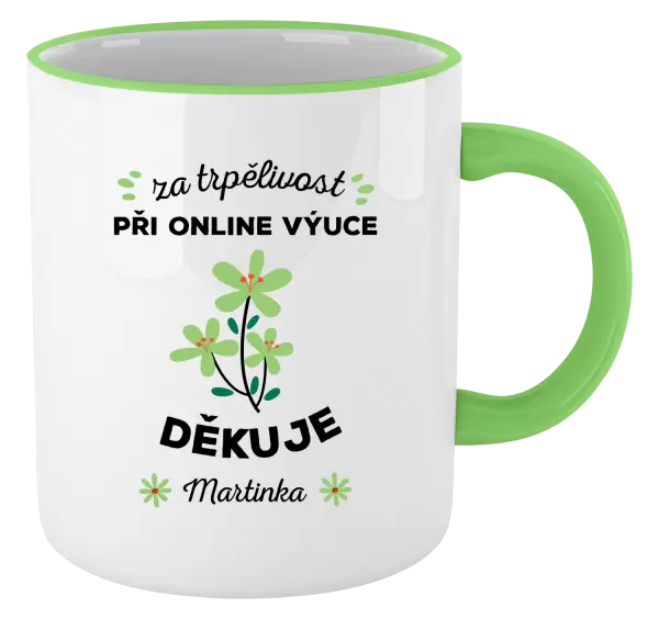 Hrnek Za trpělivost při online výuce