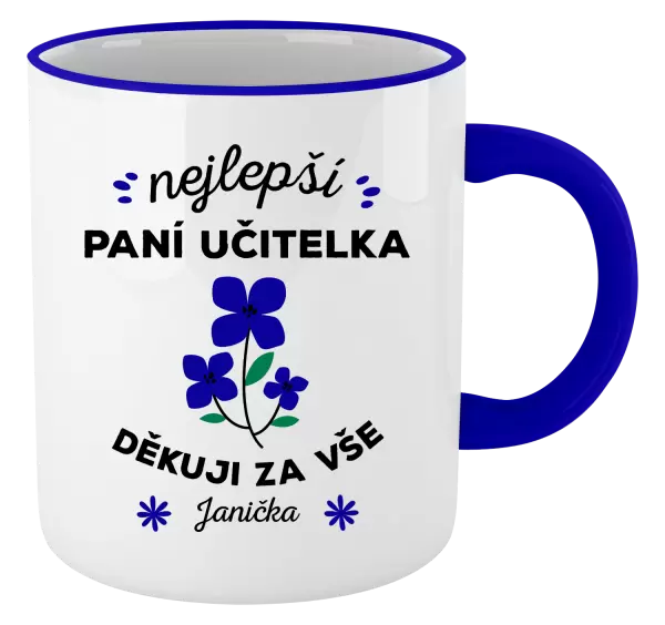 Hrnek Nejlepší paní učitelka - Jméno