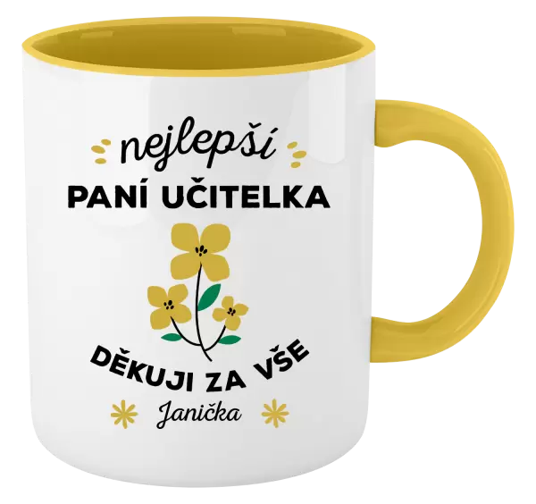 Hrnek Nejlepší paní učitelka - Jméno