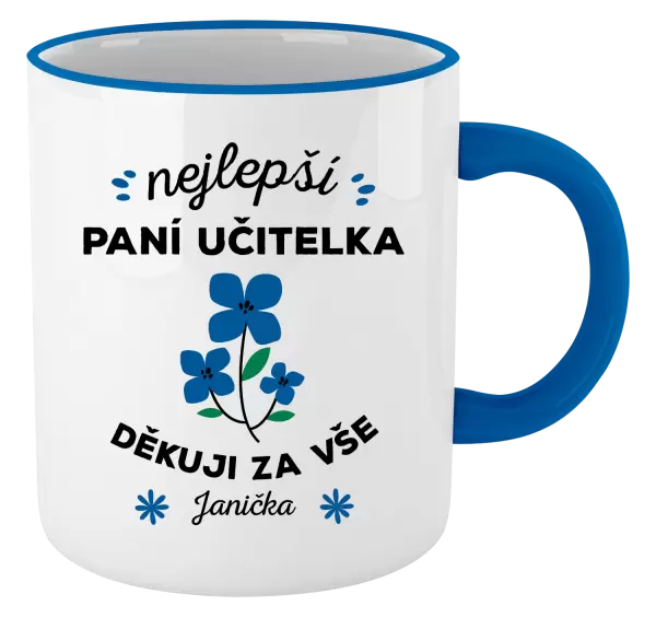 Hrnek Nejlepší paní učitelka - Jméno