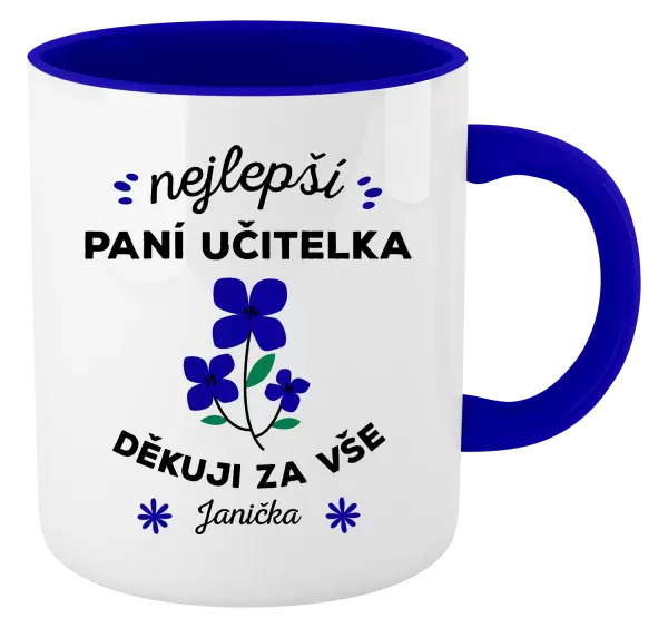 Hrnek Nejlepší paní učitelka - Jméno