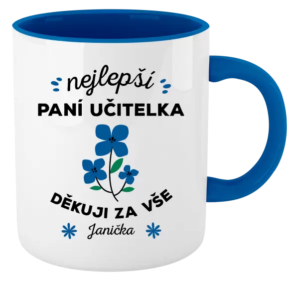 Hrnek Nejlepší paní učitelka - Jméno