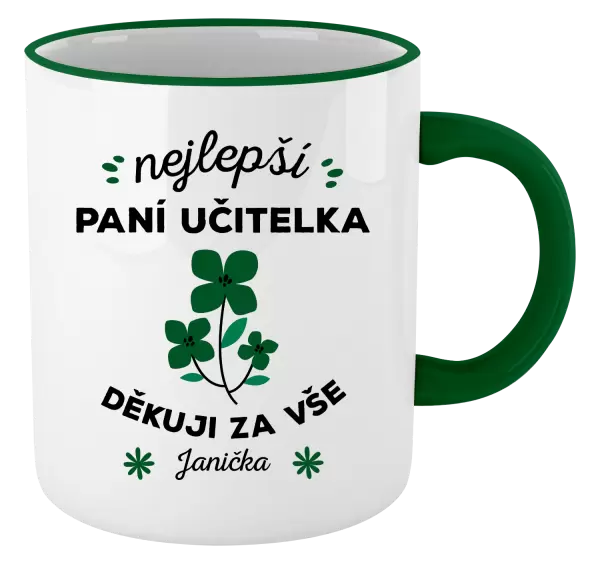 Hrnek Nejlepší paní učitelka - Jméno
