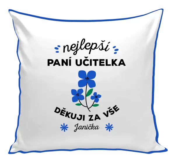 Polštář Nejlepší paní učitelka - Jméno