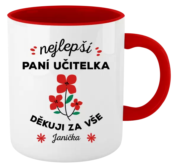 Hrnek Nejlepší paní učitelka - Jméno