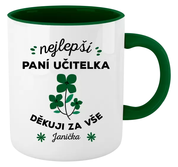 Hrnek Nejlepší paní učitelka - Jméno