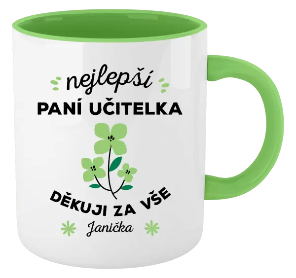Hrnek Nejlepší paní učitelka - Jméno