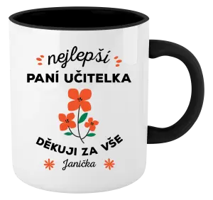 Hrnek Nejlepší paní učitelka - Jméno