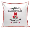 Polštář Nejlepší paní učitelka - Jméno